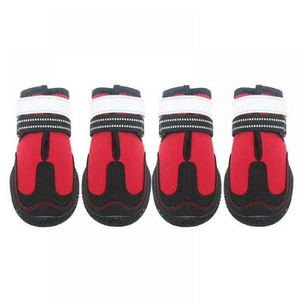 Pet Dog Shoes For Mountain Wearable For Pets PVC Soles Waterproof Reflective Dog Boots Perfect for Small Medium Large Dog